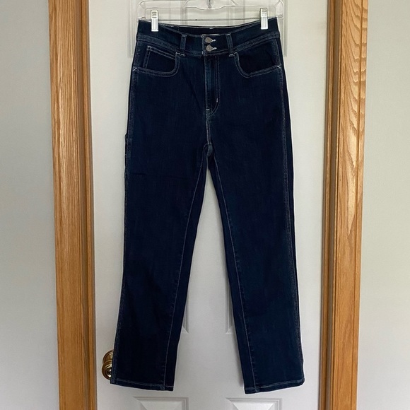 Levi’s 724 High Rise Straight Crop Jeans Size 27 - Picture 1 of 10
